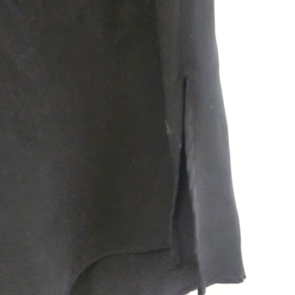 ZARA Medium Black Velvet High Neck Lace Beaded Embellished Sleeveless Swing Top - Picture 3 of 11